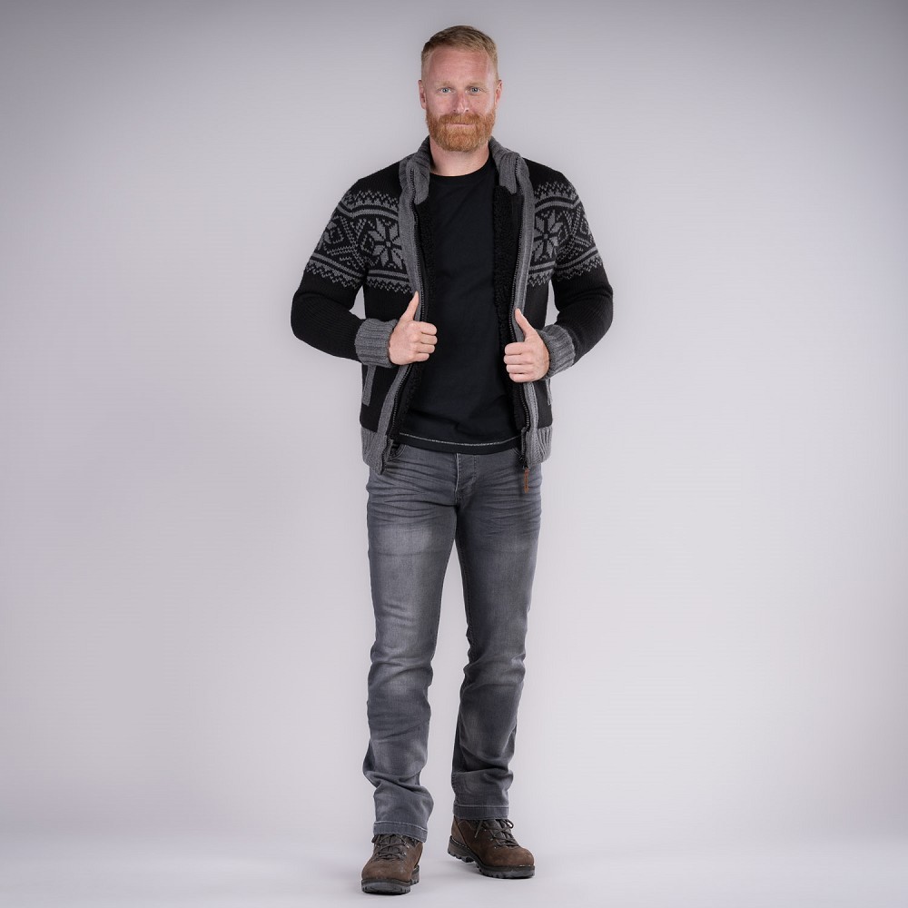 STRICKJACKE BLAR STRICKJACKE BLAR