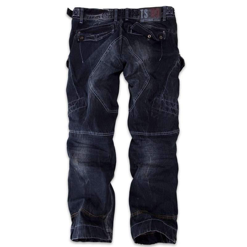 CARGOJEANS RYDAL DENIM-BLACK