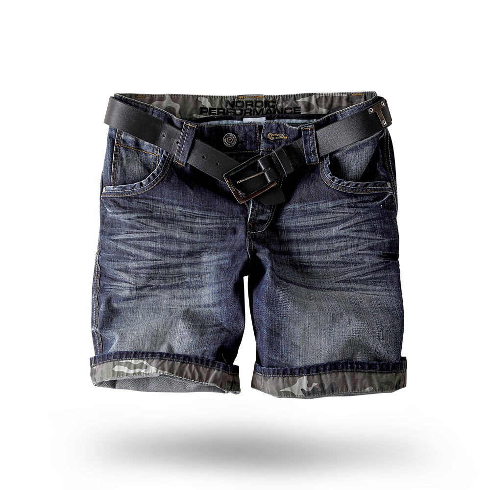 JEANSSHORTS HØRVIK ( O. GÜRTEL )