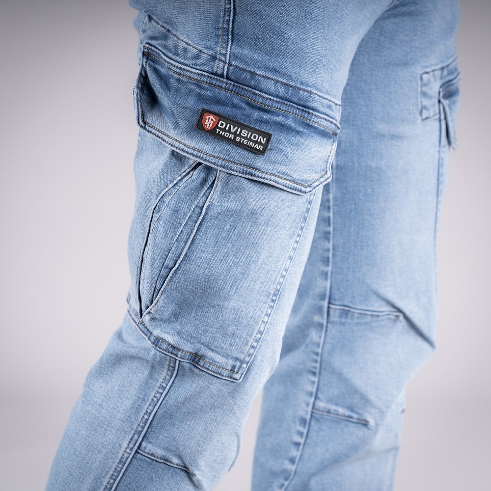 CARGOJEANS SVERRE DENIM-LIGHTBLUE (O. GÜRTEL)