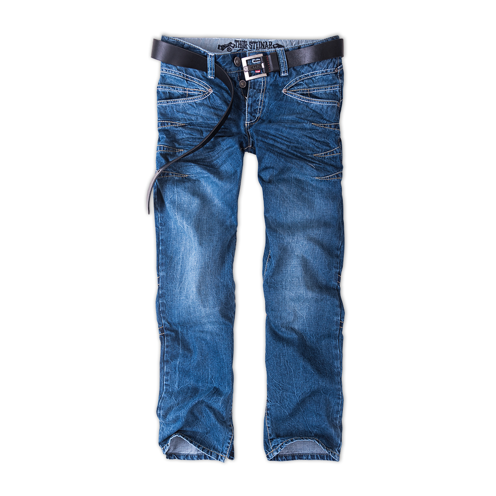 JEANS HARBART MITTELBLAU (O. GÜRTEL)