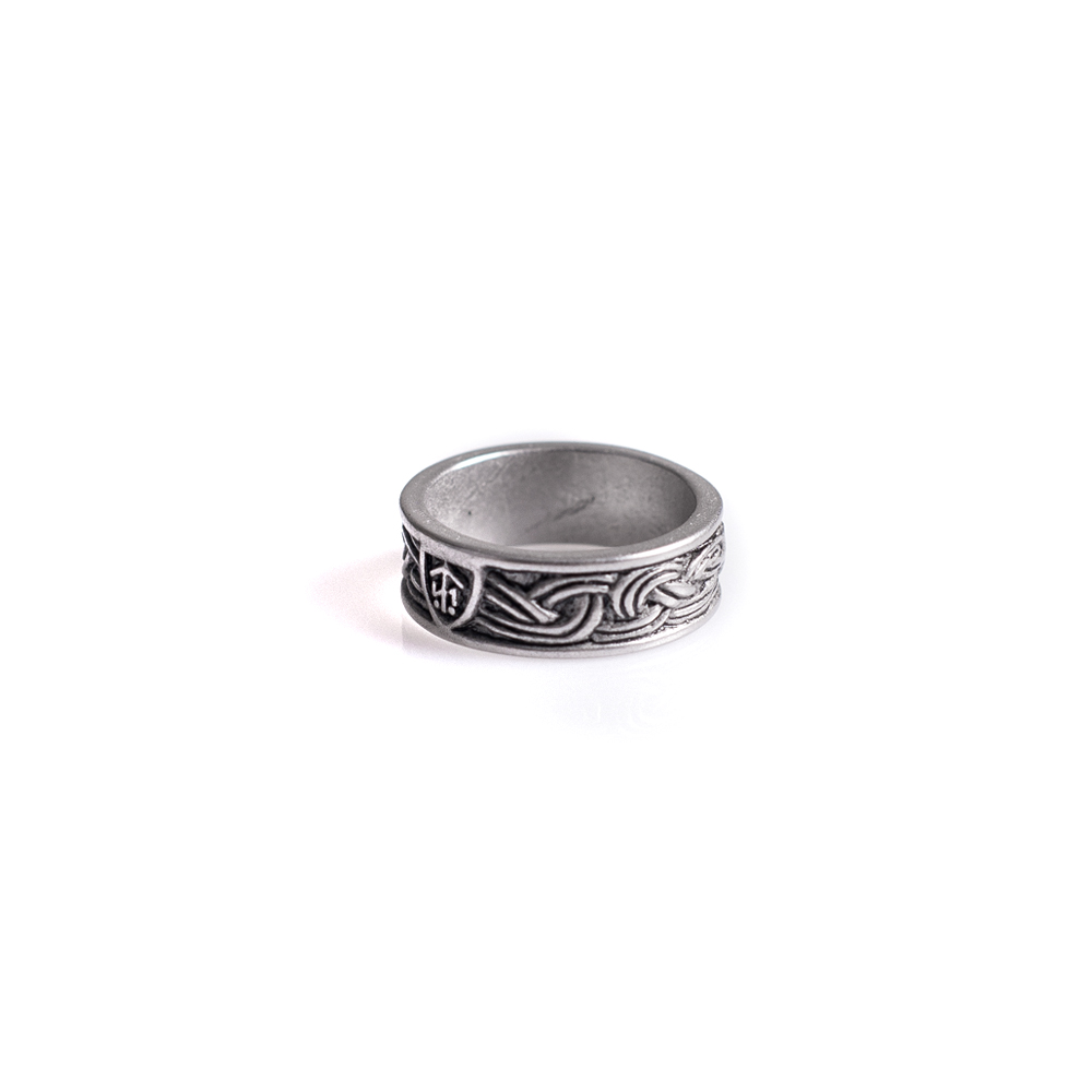 DAMEN RING KNOTEN EDELSTAHL