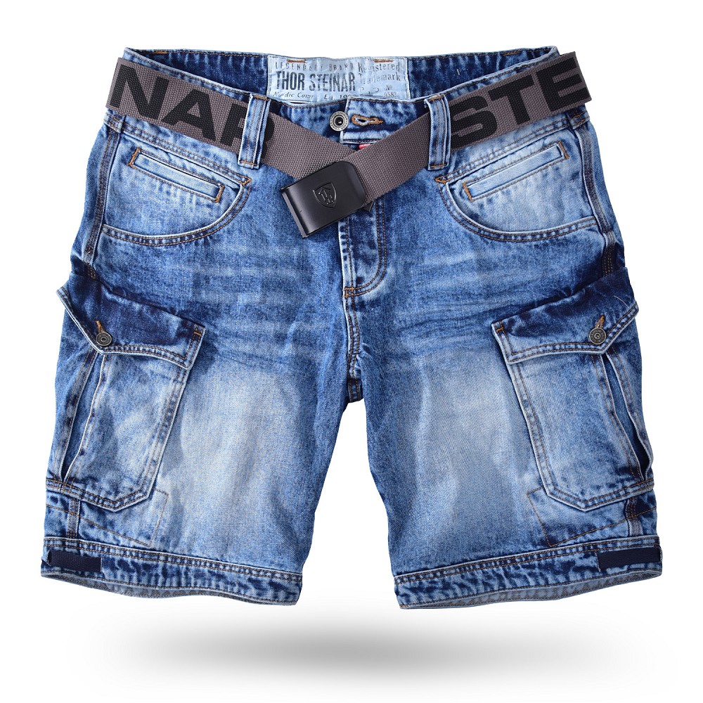 SPODENKI JEANSOWE CARGO STAHLHEIM II (BEZ PASKA)