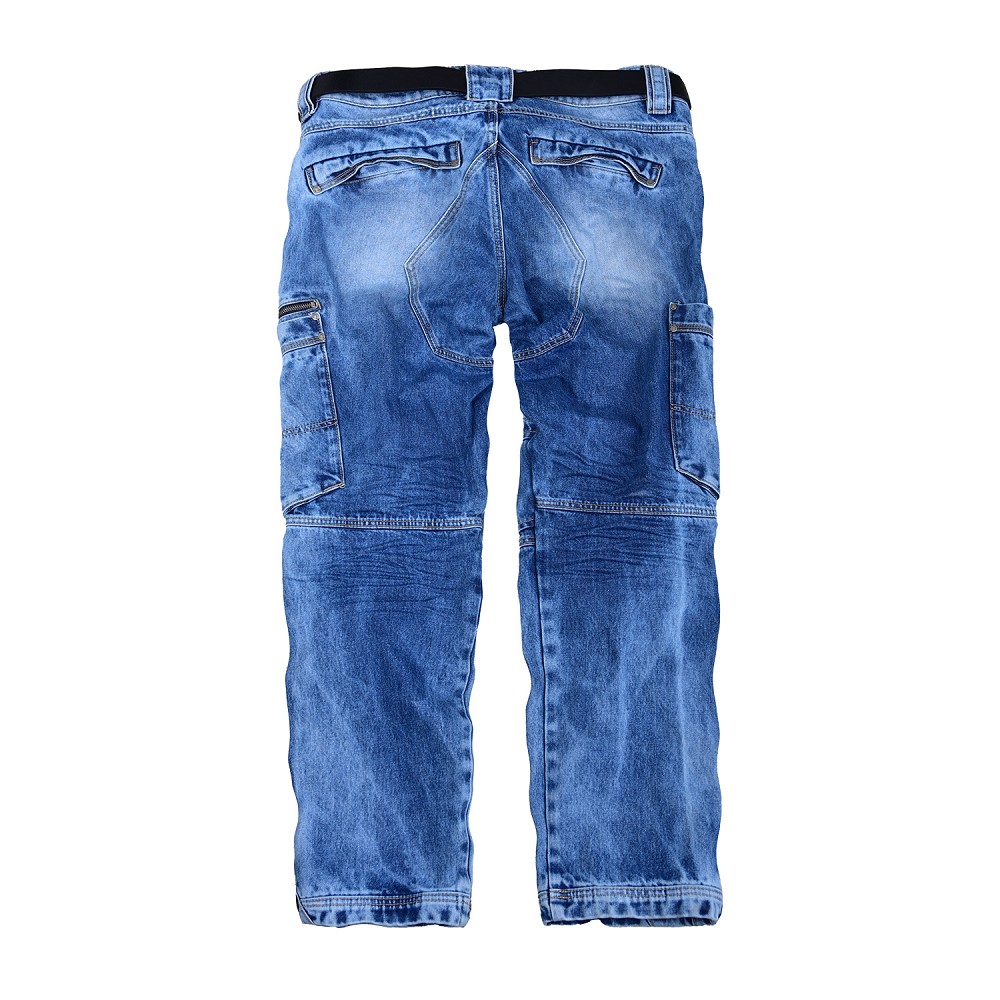 BROR CARGO JEANS – LIGHT BLUE DENIM (without belt)