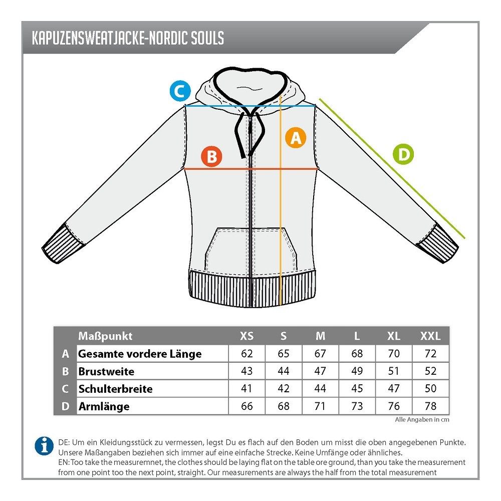 DAMEN KAPUZENJACKE NORDIC SOULS DAMEN KAPUZENJACKE NORDIC SOULS