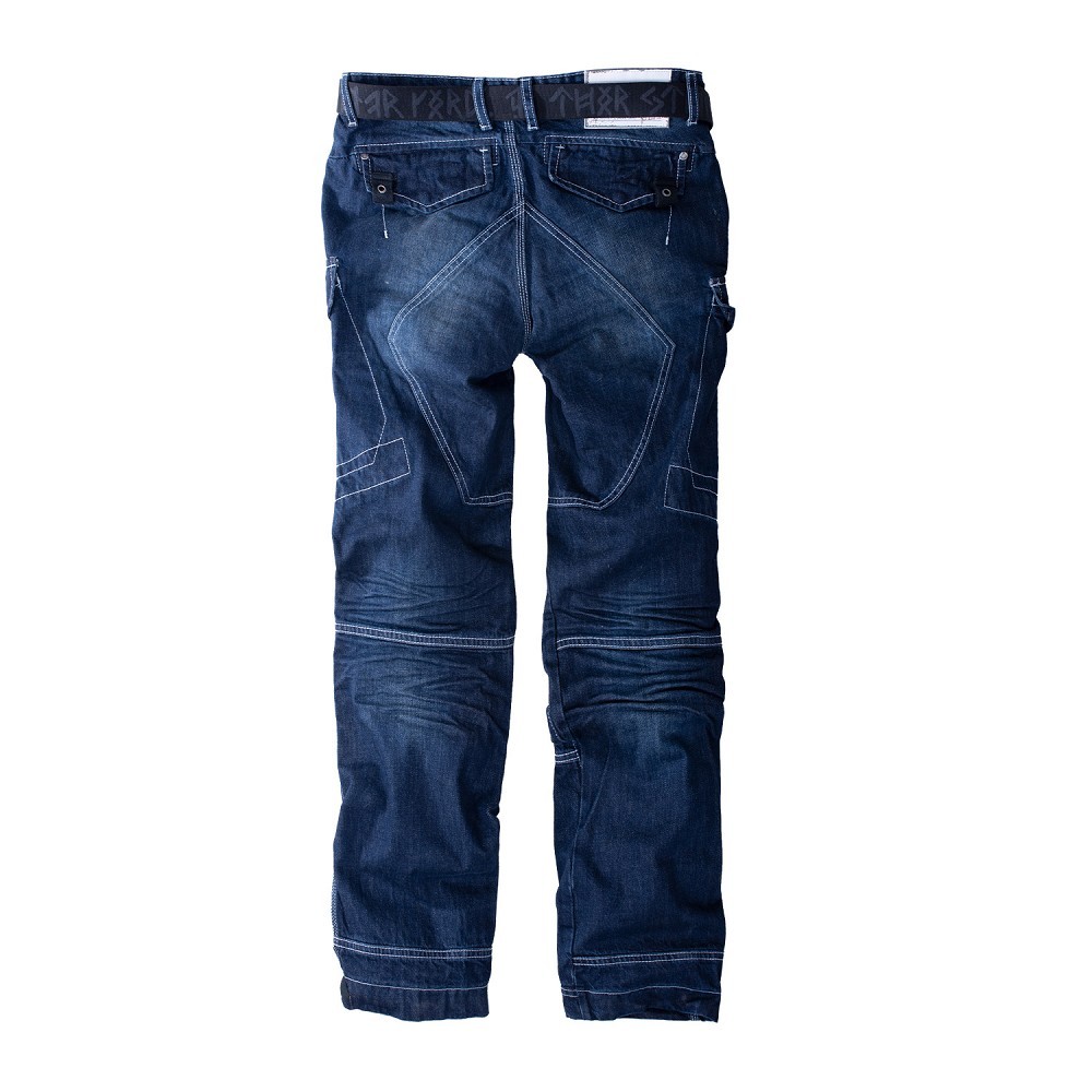 CARGOJEANS RYDAL DENIM-BLAU (O. GÜRTEL)