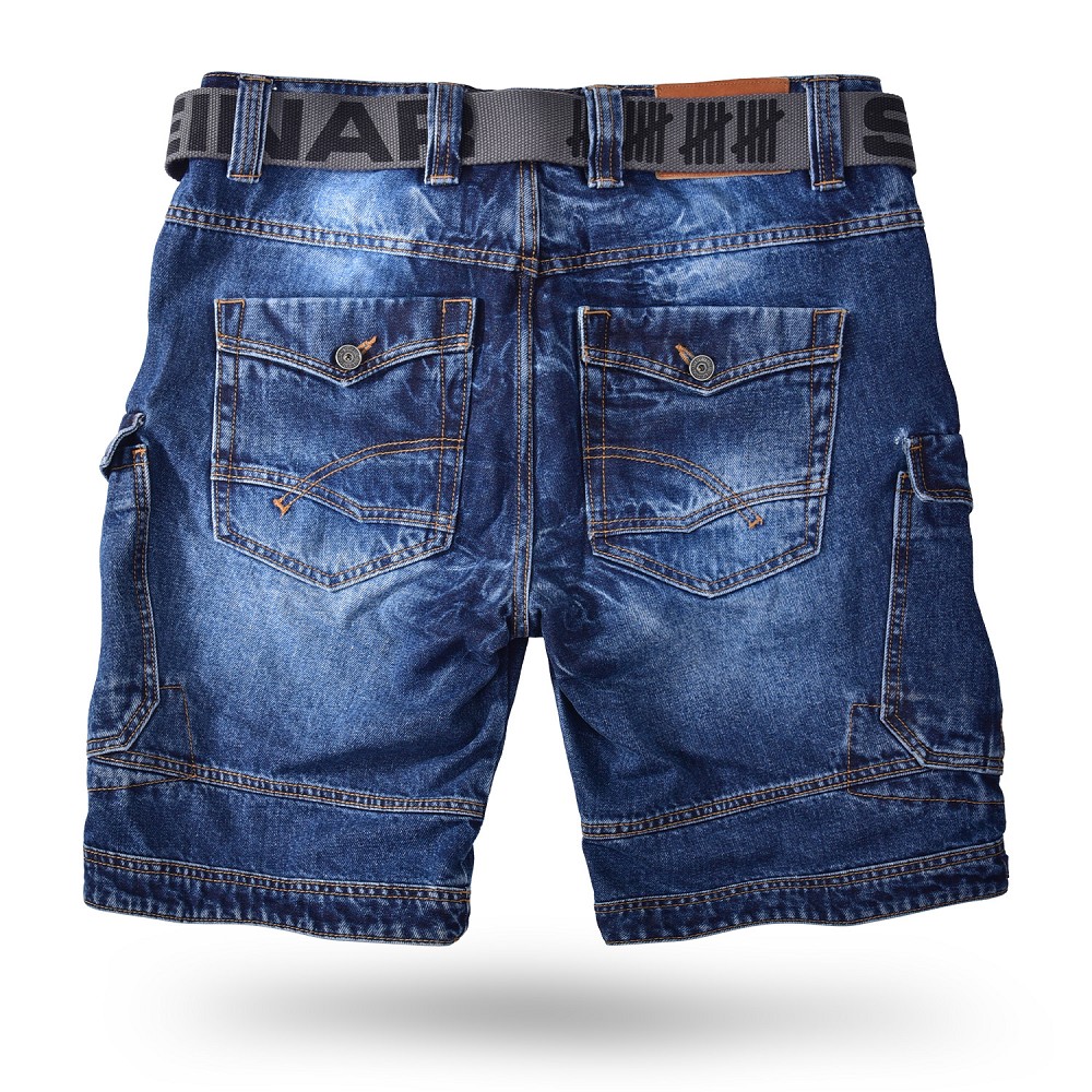 SPODENKI JEANSOWE CARGO STAHLHEIM II (BEZ PASKA)