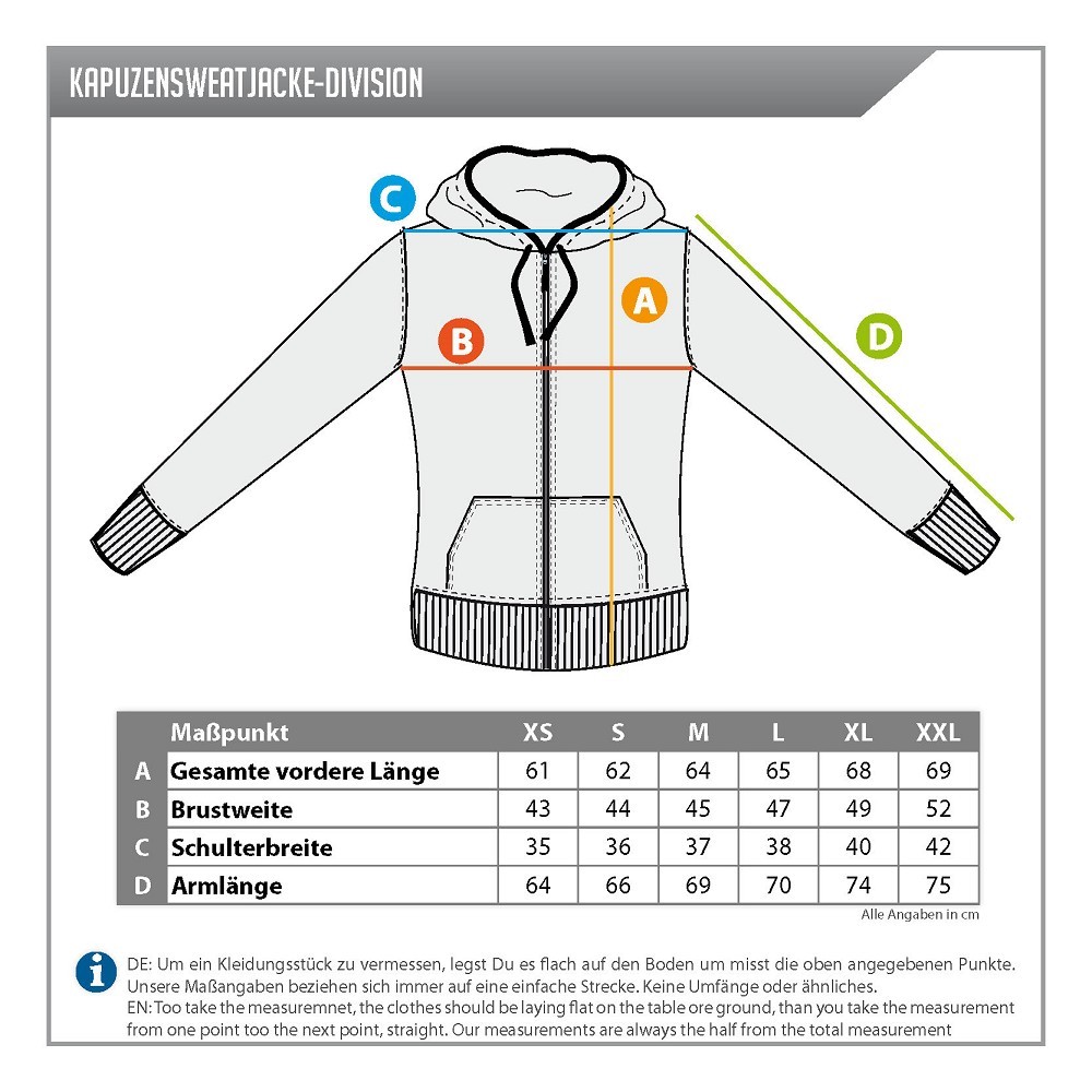 DAMEN KAPUZENJACKE DIVISION DAMEN KAPUZENJACKE DIVISION