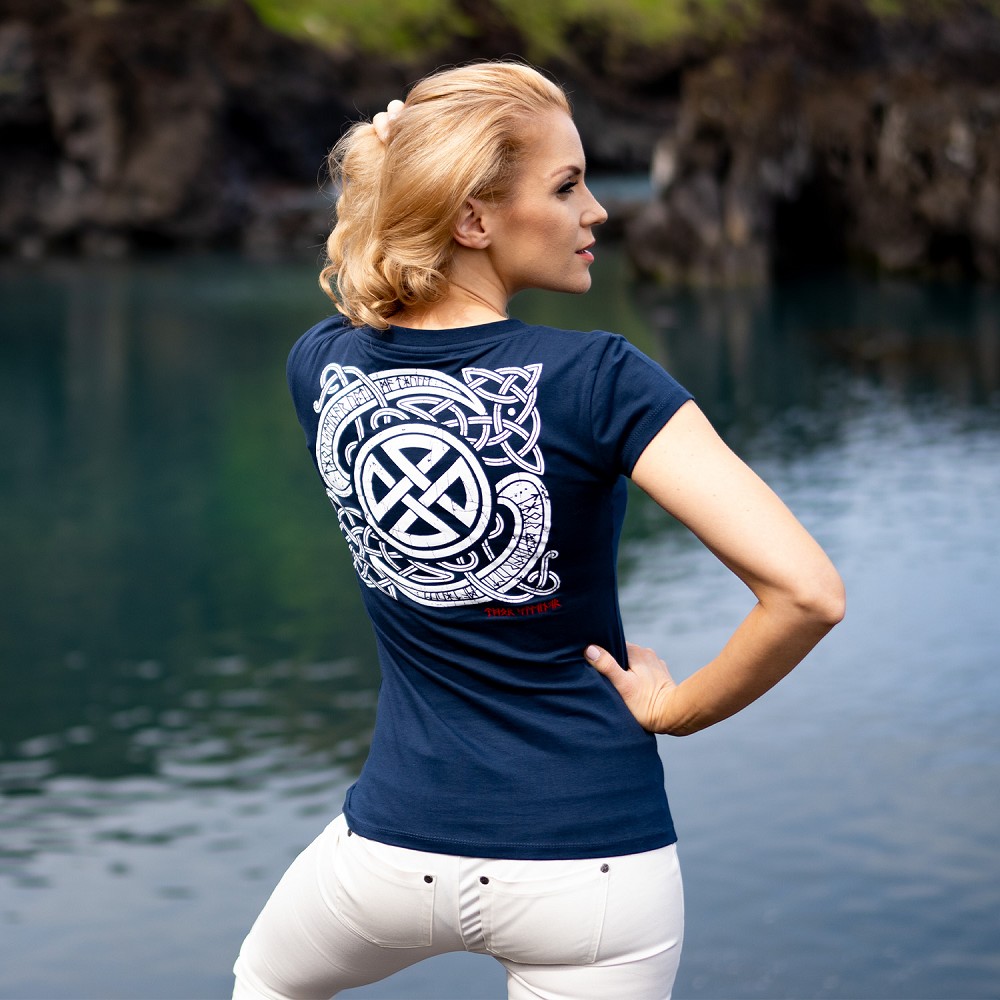 DAMEN T-SHIRT KNOTEN
