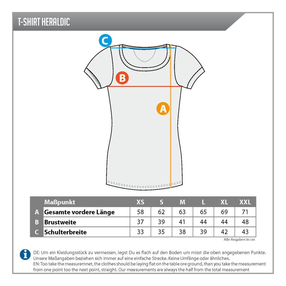 DAMEN T-SHIRT HERALDIC