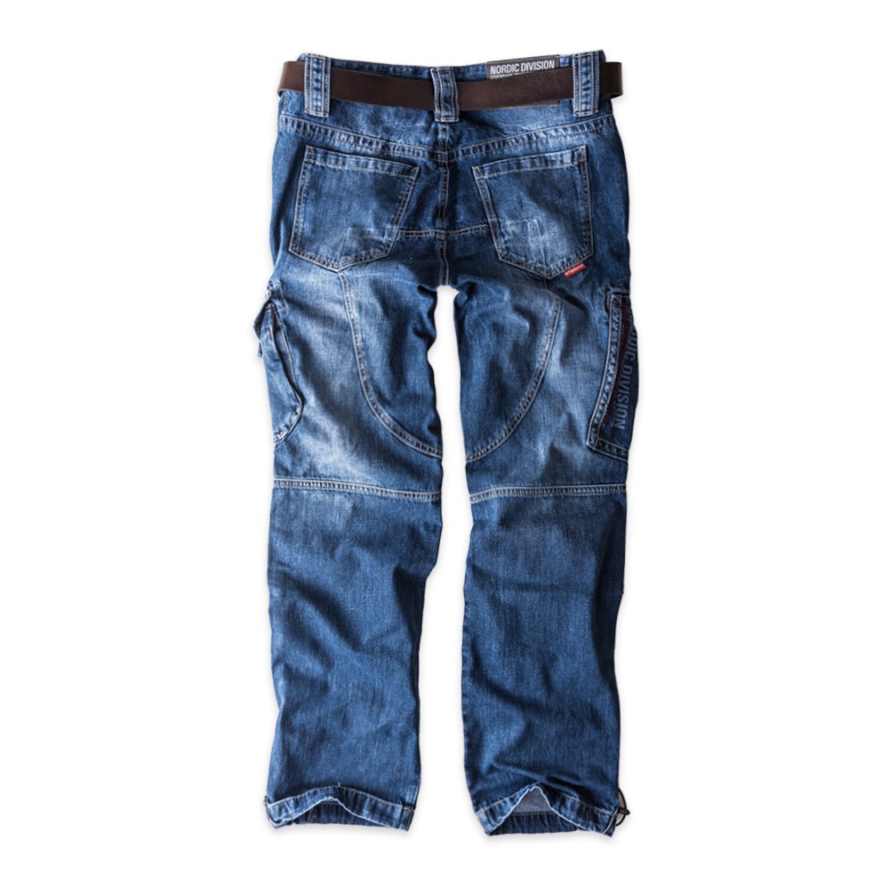 CARGOJEANSHOSE RAGNHILD DENIM-LIGHTBLUE