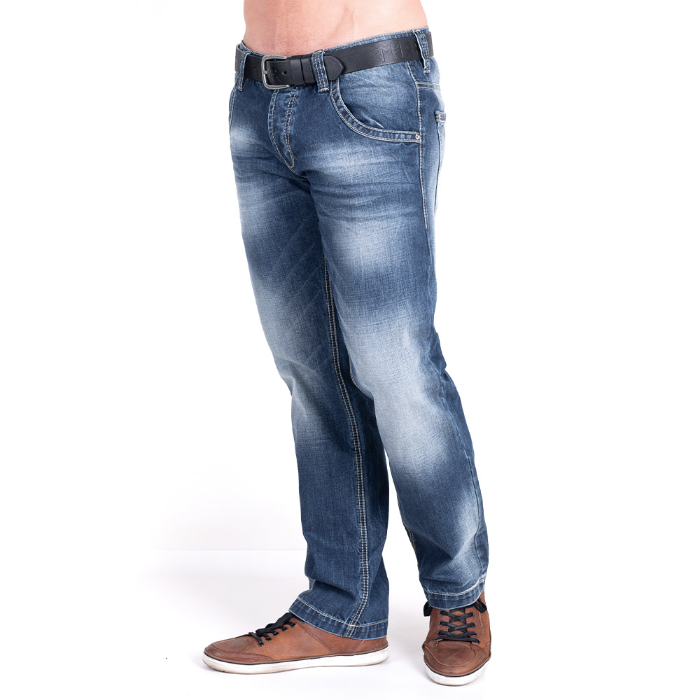 JEANS HARØY DENIM-BLAU (O. GÜRTEL)