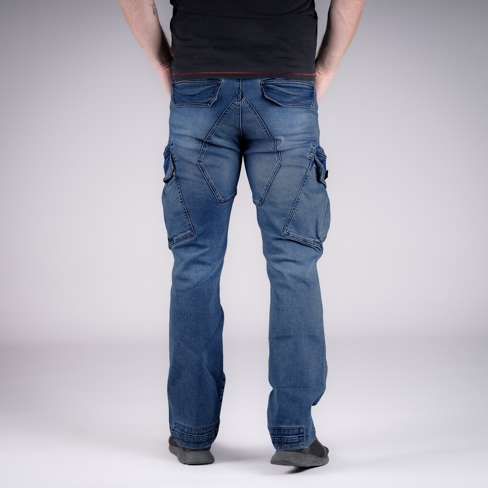 CARGOJEANS SVERRE DENIM DARK BLUE (O. GÜRTEL)