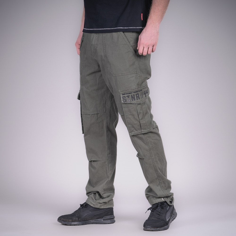 CARGOHOSE TARGET OLIV (O. GÜRTEL)