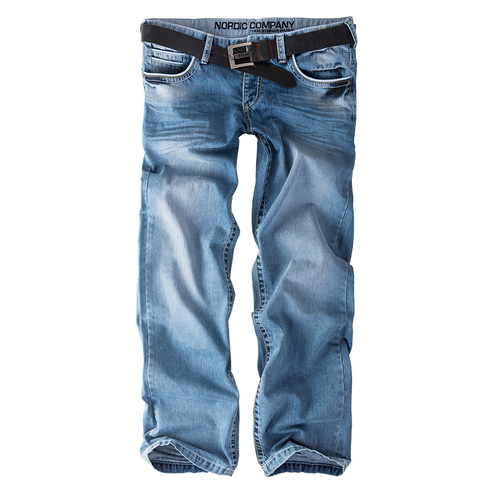 JEANSHOSE EETU MITTELBLAU
