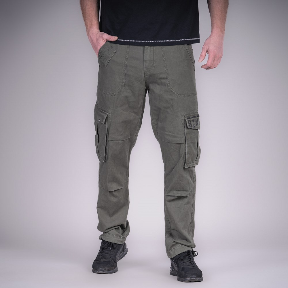 CARGOHOSE TARGET OLIV (O. GÜRTEL)