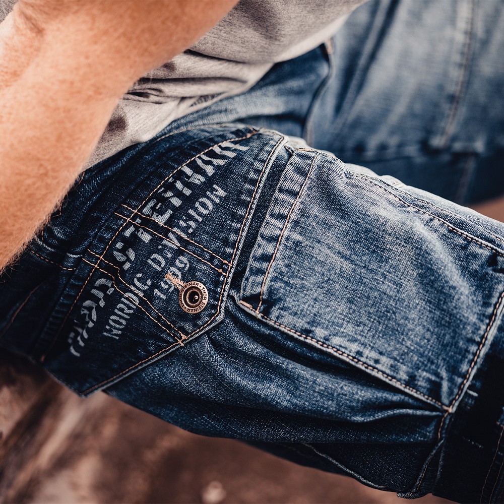 CARGO JEAN SHORTS STAHLHEIM (WITHOUT BELT) CARGO JEAN SHORTS STAHLHEIM (WITHOUT BELT)