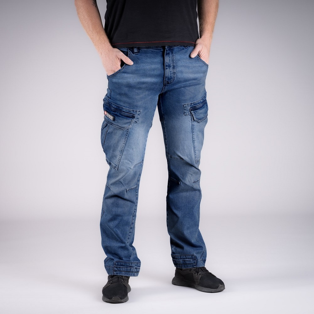 CARGOJEANS SVERRE DENIM DARK BLUE (O. GÜRTEL)