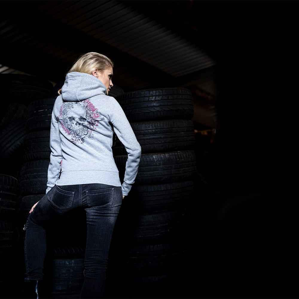 DAMEN KAPUZENJACKE SKULL DAMEN KAPUZENJACKE SKULL