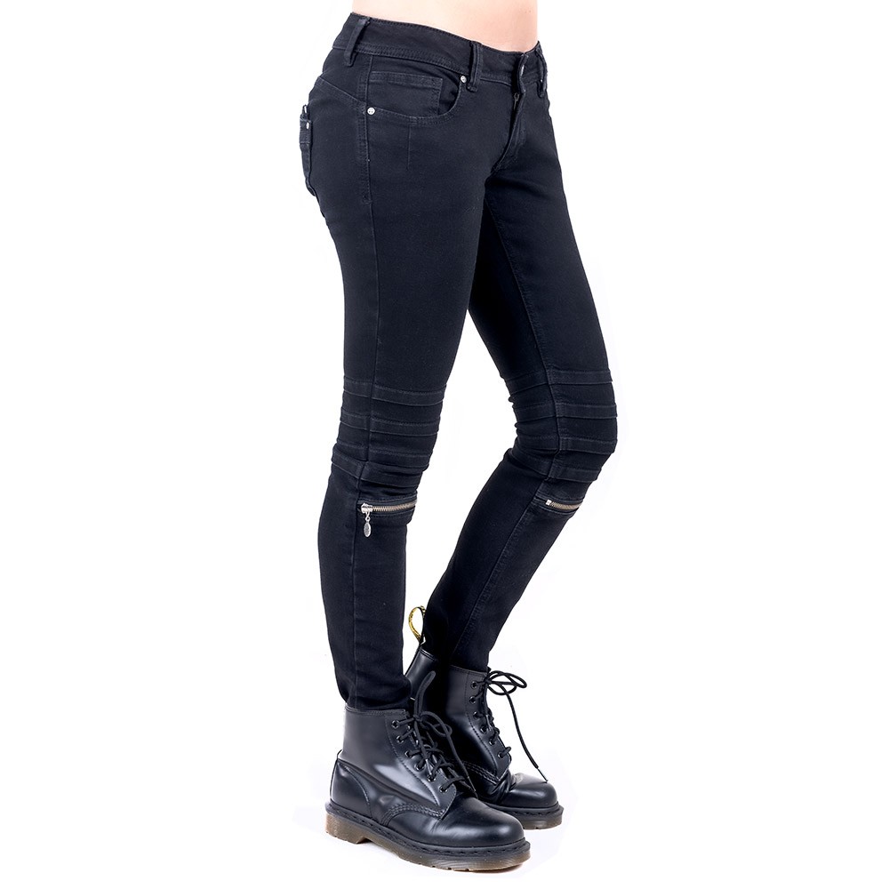 DAMEN JEANS SKARE SCHWARZ