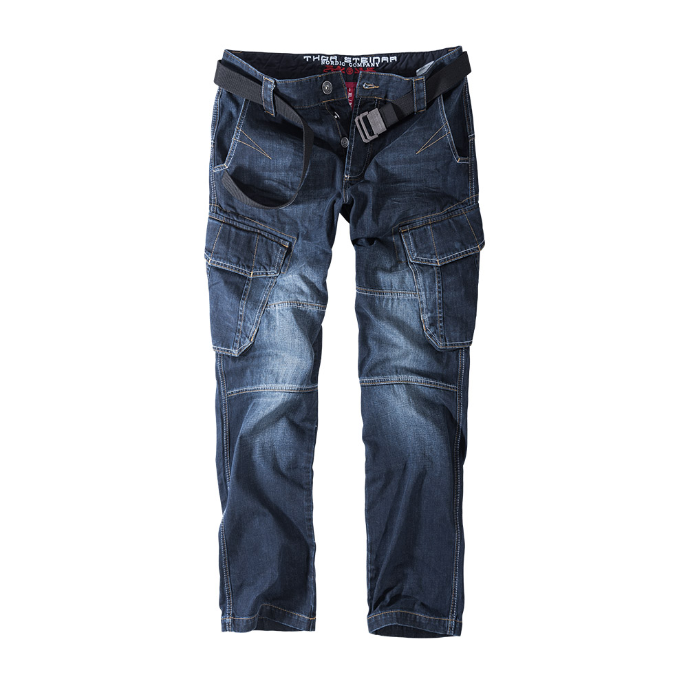 CARGOJEANS BRAGE DUNKELBLAU (O. GÜRTEL)