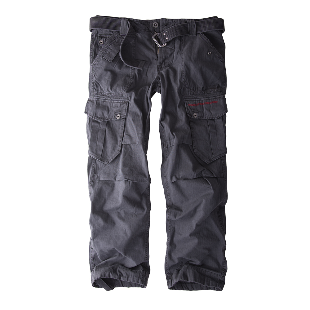 CARGOHOSE TRØNDER OLIV (O. GÜRTEL)