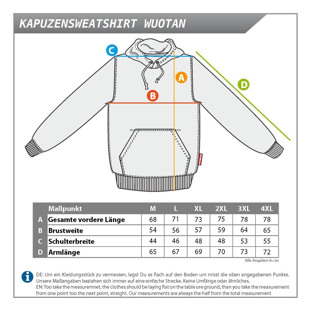 KAPUZENSWEATSHIRT WUOTAN