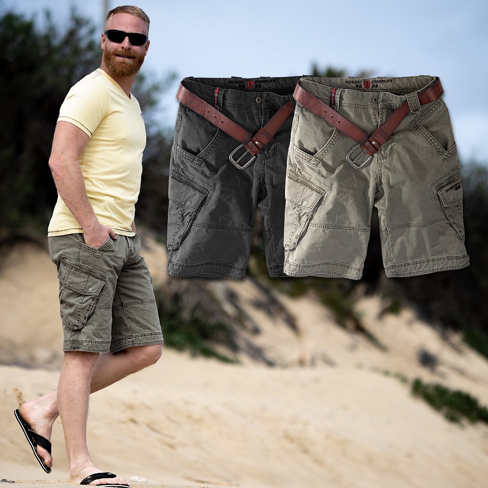 CARGOSHORTS TITANO (O. GÜRTEL)