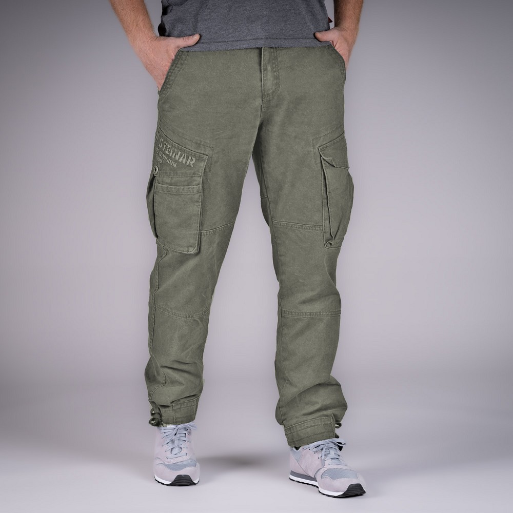 CARGOHOSE THORLIK OLIV (O. GÜRTEL)