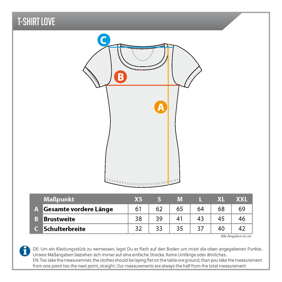 DAMEN T-SHIRT LOVE
