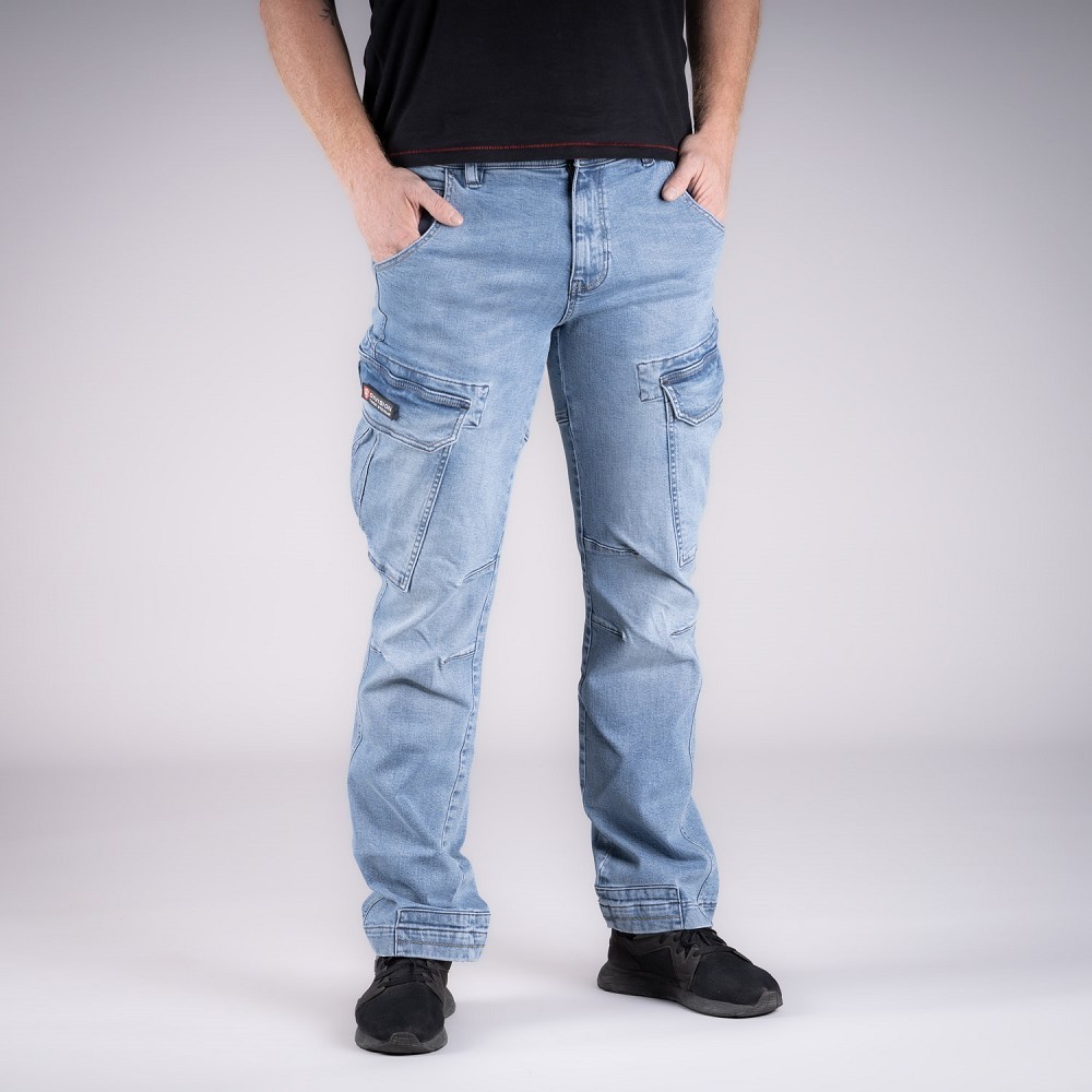 CARGOJEANS SVERRE DENIM-LIGHTBLUE (O. GÜRTEL)