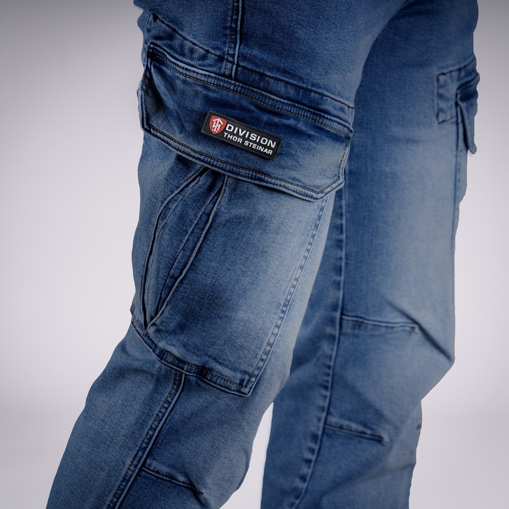 CARGOJEANS SVERRE DENIM DARK BLUE (O. GÜRTEL)