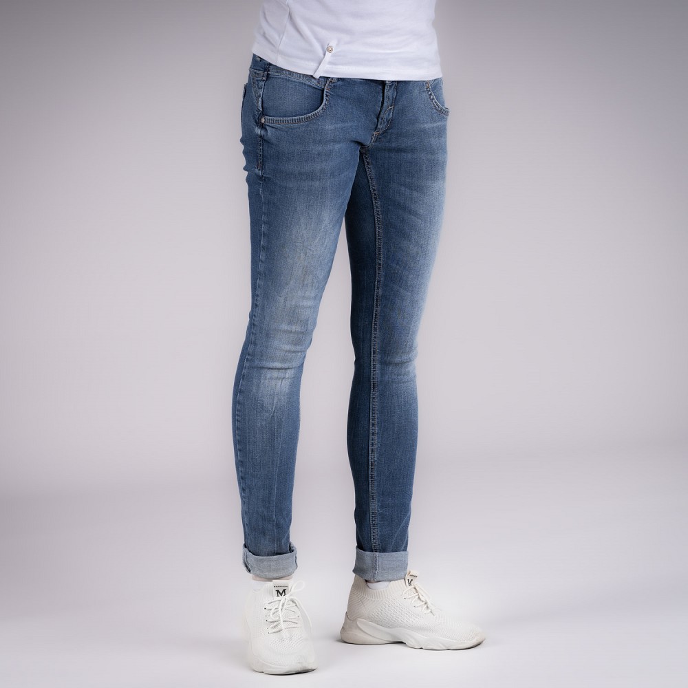 DAMEN JEANS SØNDERA MITTELBLAU