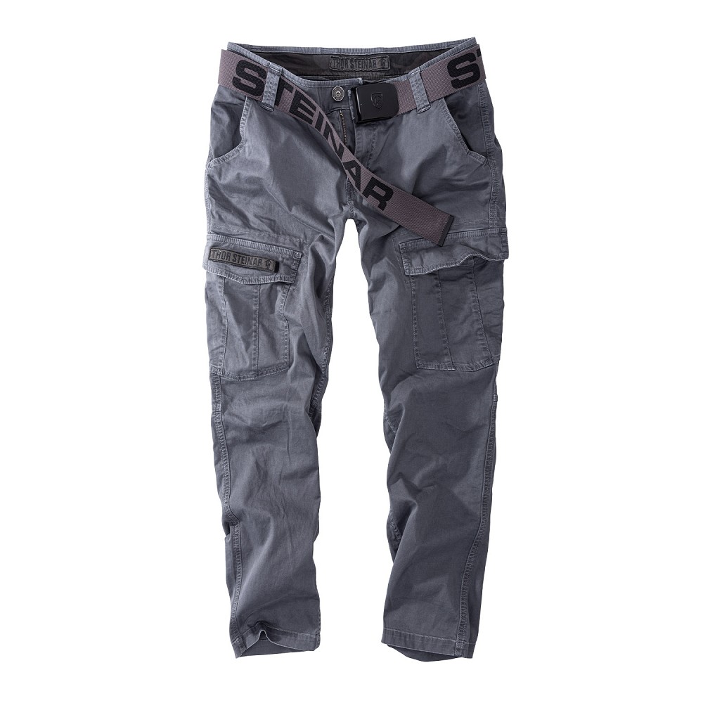 CARGOHOSE EGGERT II DUNKELGRAU (O. GÜRTEL)