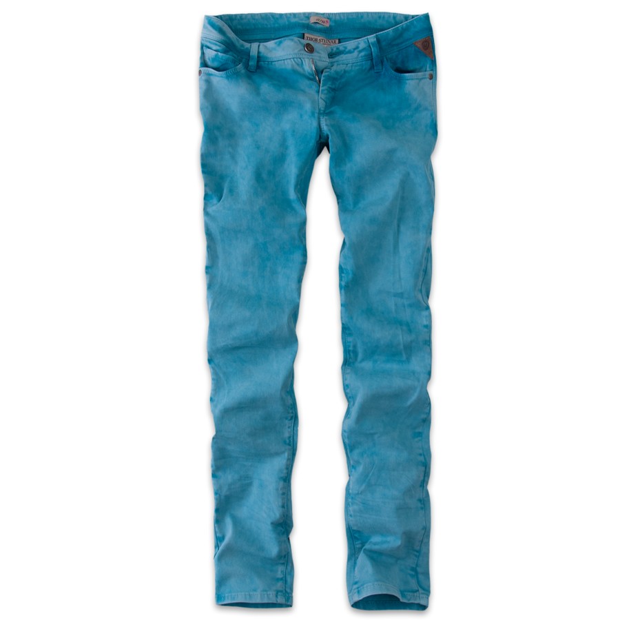 DAMEN JEANS FLORØ TÜRKIS