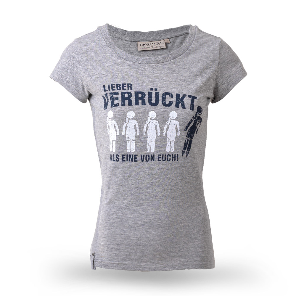 DAMEN T-SHIRT VERRÜCKT