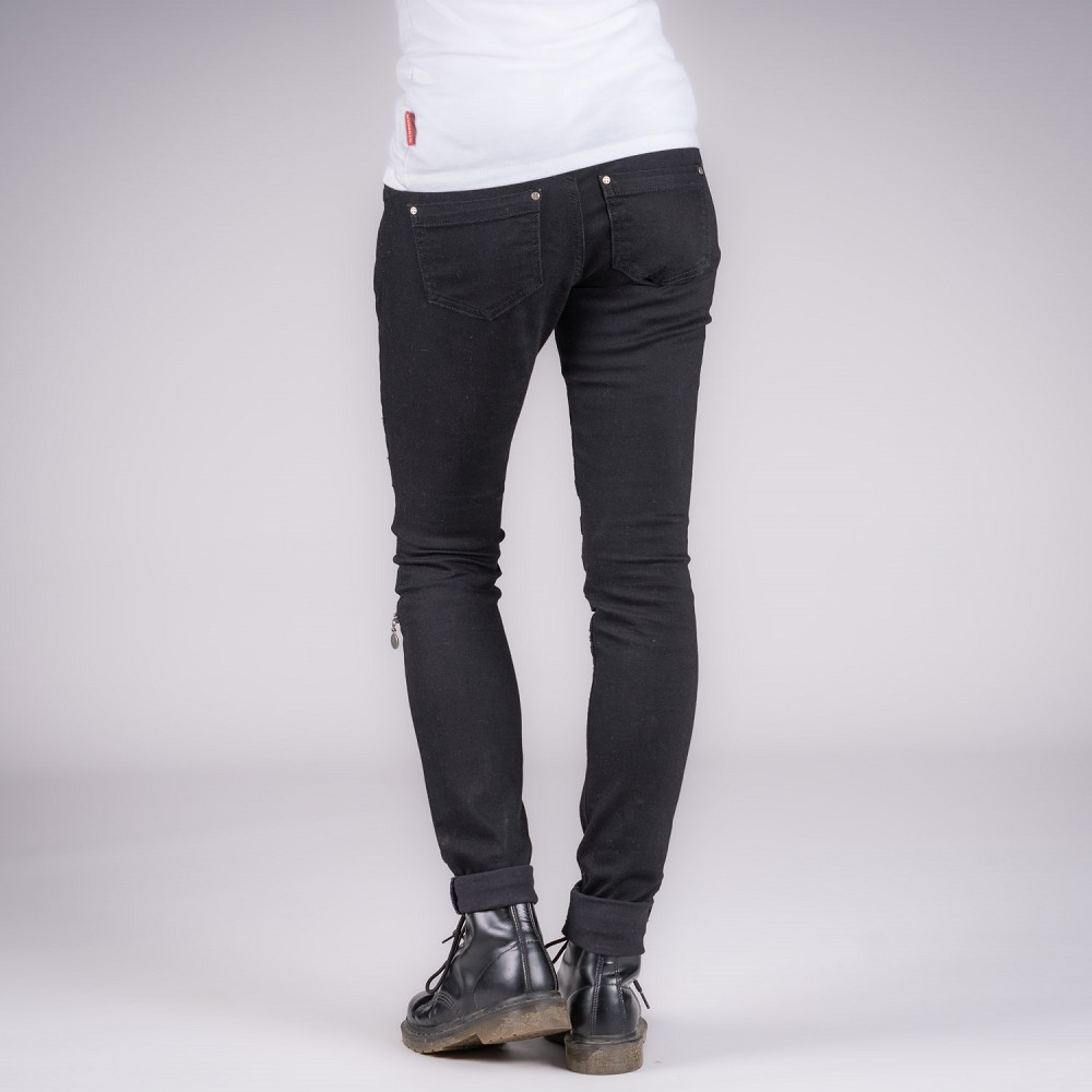 DAMEN JEANS SKARE SCHWARZ