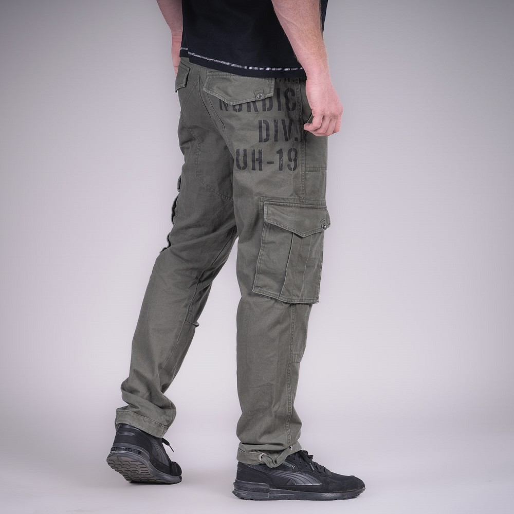 CARGOHOSE TARGET OLIV (O. GÜRTEL)