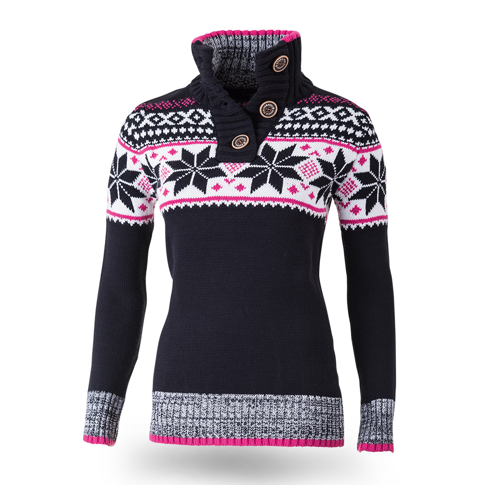 DAMEN STRICKPULLOVER FLØEN