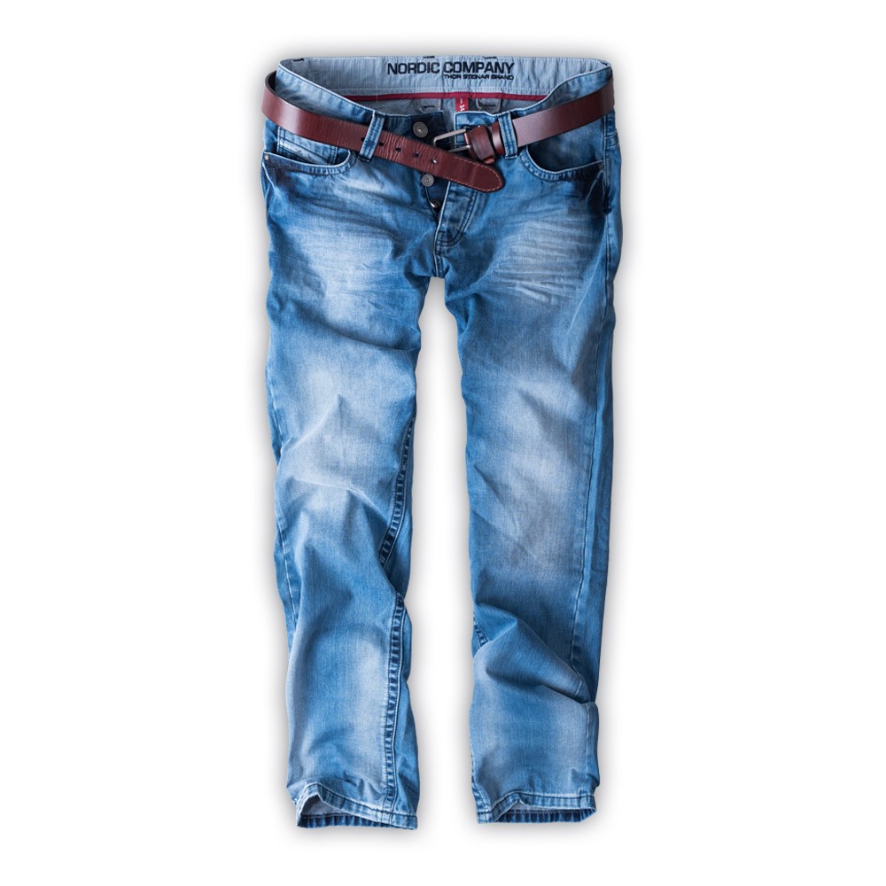 JEANS ESBEN MITTELBLAU (O. GÜRTEL)