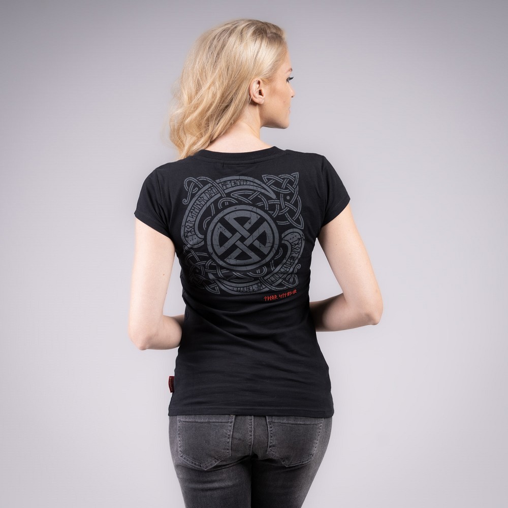 DAMEN T-SHIRT KNOTEN