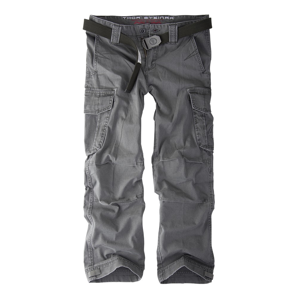 CARGOHOSE STEINTHOR OLIV (O. GÜRTEL)