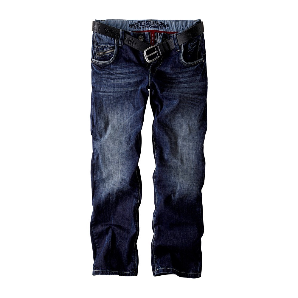 JEANS HAAKON DUNKELBLAU (O. GÜRTEL)