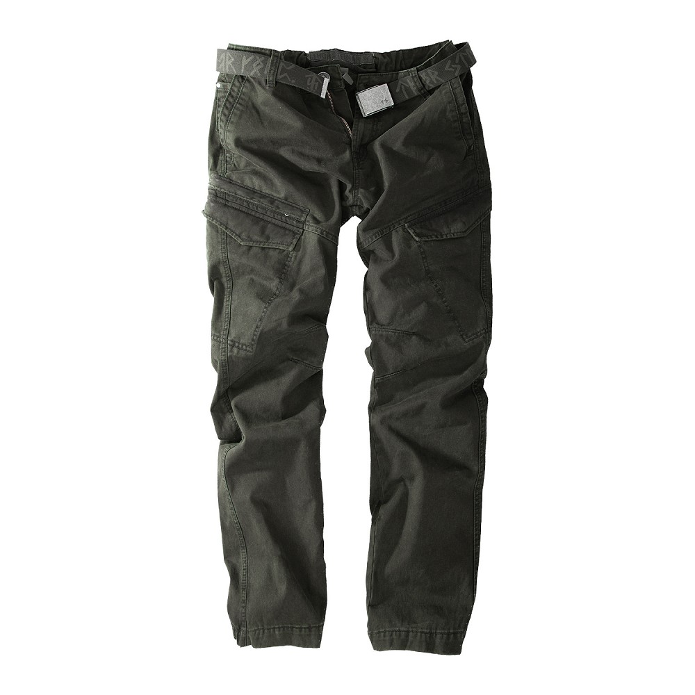 CARGOHOSE HELMER OLIV (O. GÜRTEL)