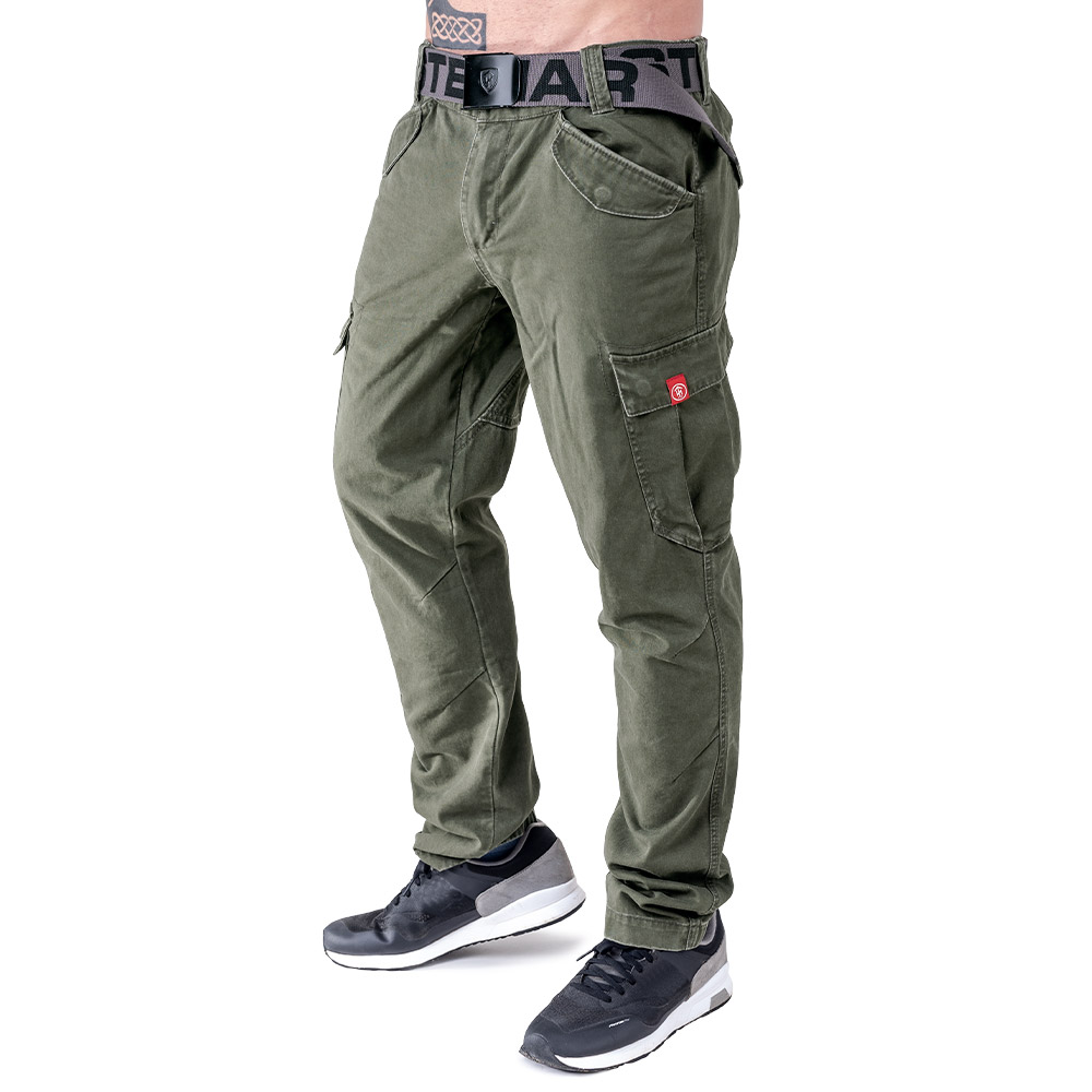 CARGOHOSE ARNGREIN OLIV (O. GÜRTEL)