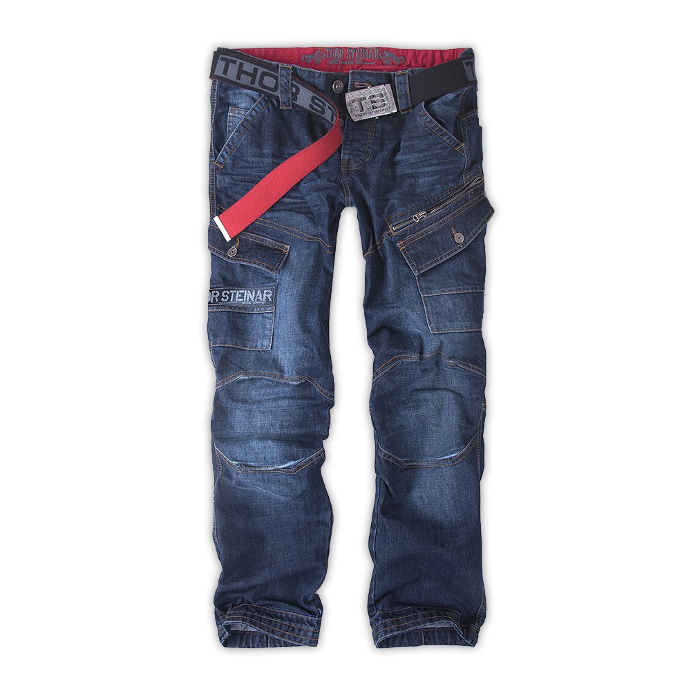 CARGOJEANS DRAUPNIR DENIM DARK USED (O. GÜRTEL)