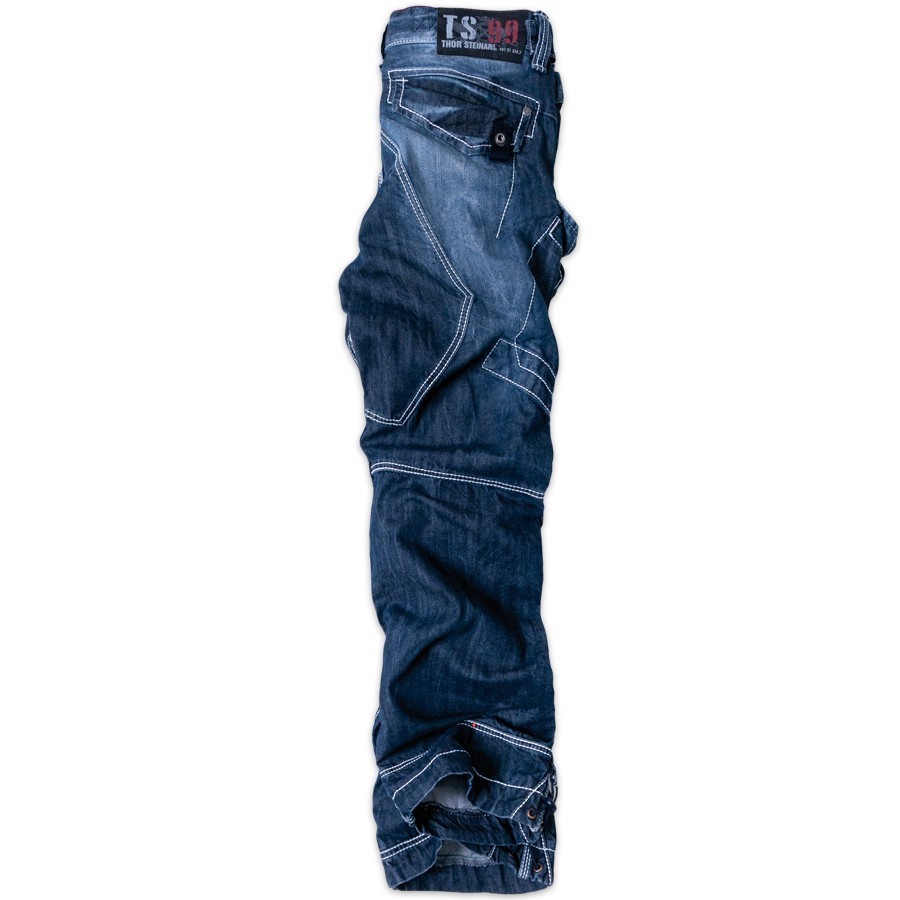 CARGOJEANS RYDAL DENIM-BLAU (O. GÜRTEL)