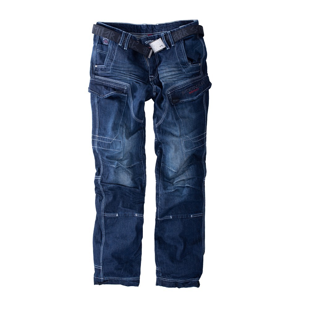 CARGOJEANS RYDAL DENIM-BLAU (O. GÜRTEL)