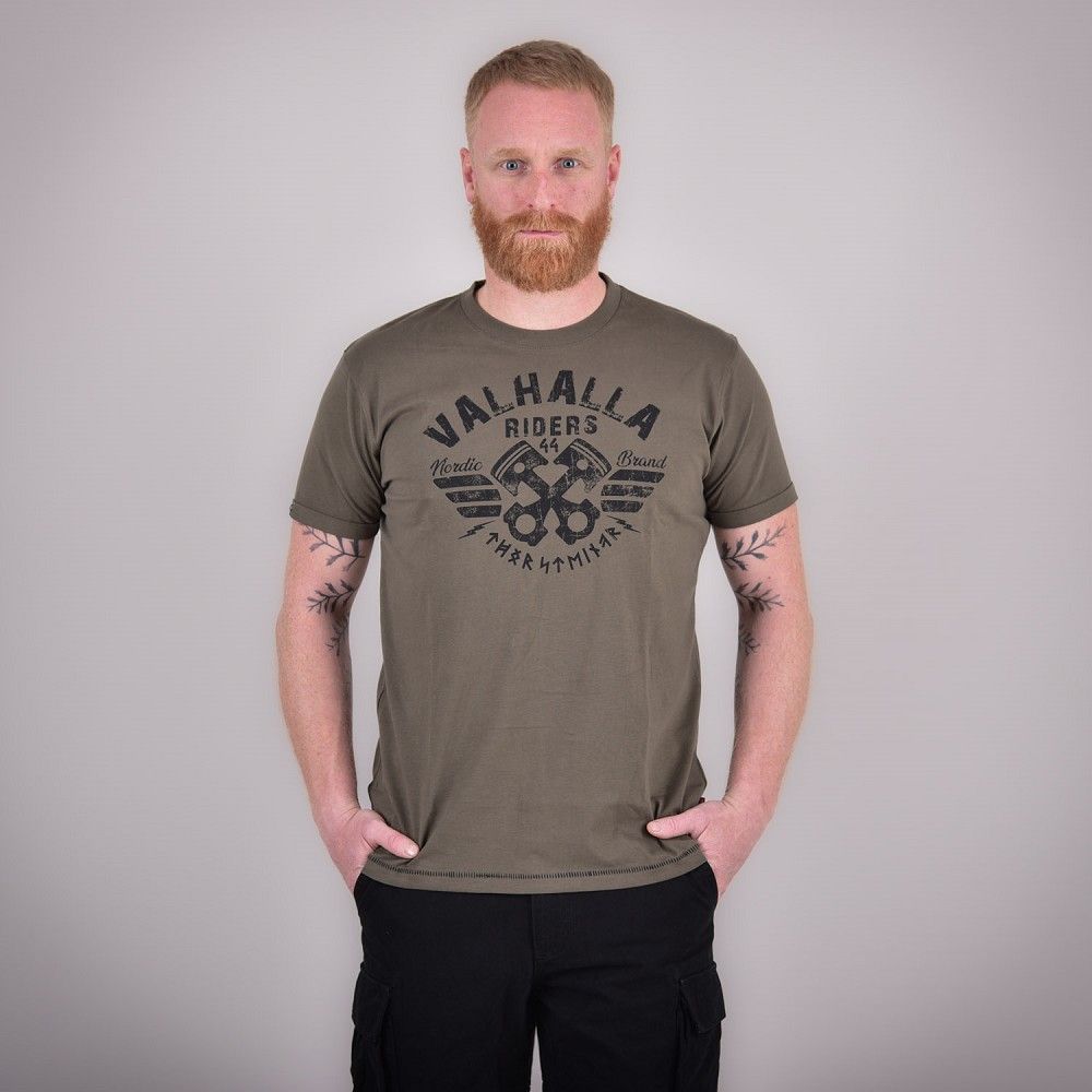 T-SHIRT VALHALLA RIDERS | schwarz | M | 200010350-20-M